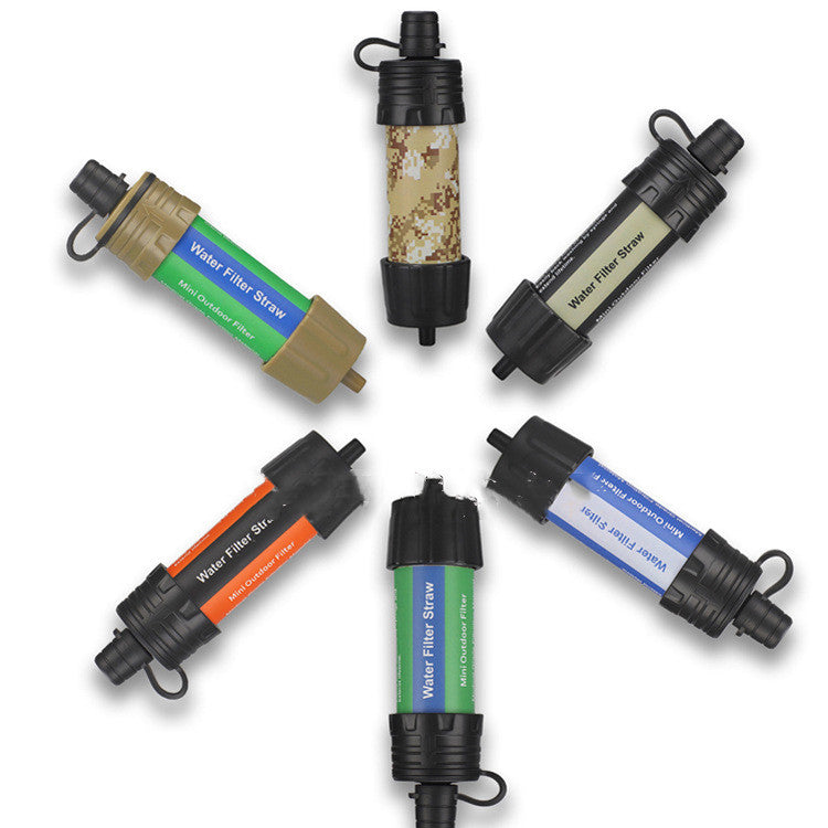 Personal water filter straw - product assortment