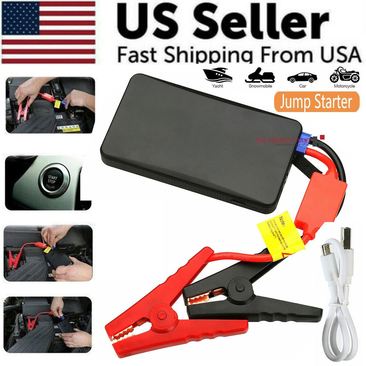 20,000mAh portable car jump starter and power bank
